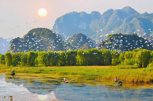 Ninh binh map, Vietnam