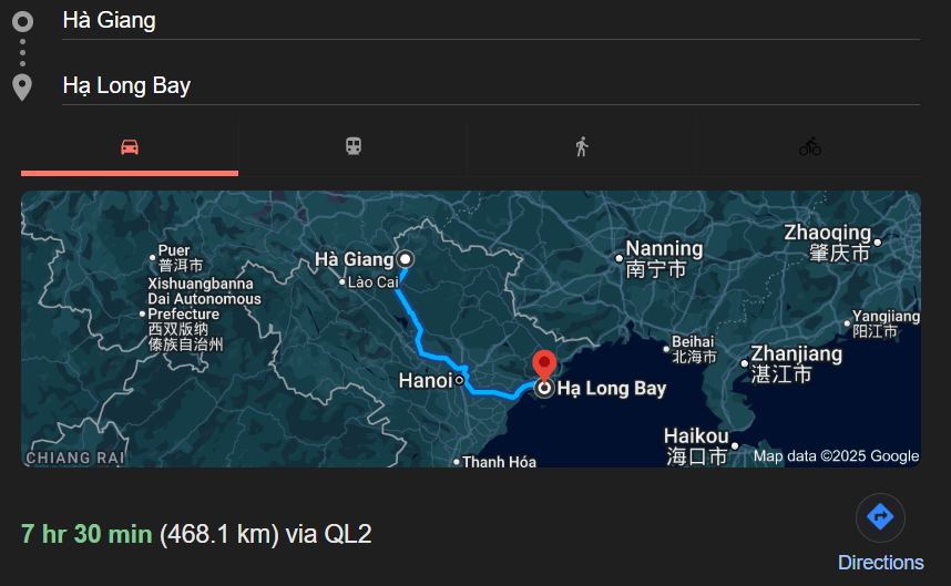 from ha giang to halong bay