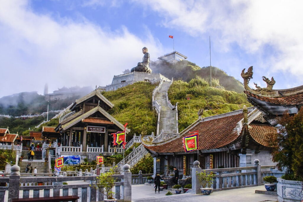 fansipan pagoday on high mountain